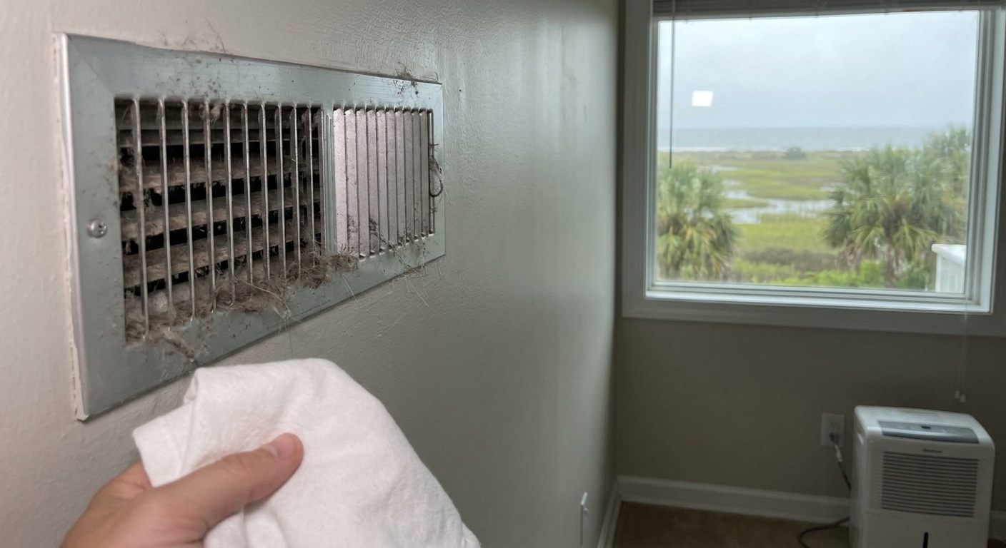 Dirty air ducts in Pawleys Island can lower indoor air quality and spread allergens and mold